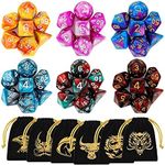 DND Dice, QMAY 6 x 7 Set Polyhedral