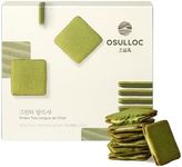 OSULLOC Langue de Chat Cookies (3.52oz, 100g) Korean Matcha Flavored Snacks | Asian Snacks, Premium Tea Food