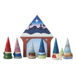 Enesco Jim Shore Heartwood Creek Small but Miraculous Gnome Christmas Pageant Scene Figurine Set, 3.125 Inch, Multicolor