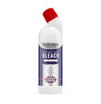 Mcklords Commercial - Toilet Cleaner Bleach | Extra Strong Thick Gel Bleach Disinfectant Liquid | Eliminates Germs & Bacteria - 1 Litre