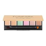 6 Colors Concealer Palette - Waterproof Hydrating Concealer Full Coverage - Long Lasting Smooth Lightweight Concealer And Contour Palette For Covers Dark Circles, Blemishes, Acne Marks And Redness