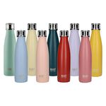 Built Perfect Seal Double-Walled Insulated Stainless Steel Water Bottle, 480 ml