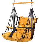 Toytoria® Swing for Kids Cotton Baby Swing Chair for Kids Baby's Children Folding and Washable 1-5 Years with Safety Belt/Home, Garden Jhula for Babies | Cradle | (Q. Lime Yellow)