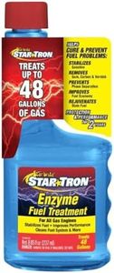 STAR BRITE Star Tron Enzyme Fuel Treatment, Small Engine Formula, 8 Fl Oz – Treats up to 48 Gals – Gas Additive Rejuvenates & Stabilizes Old Gasoline, Cures & Prevents Ethanol Problems (14308) , Blue