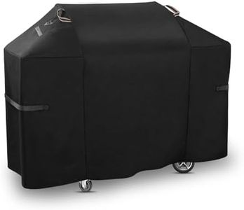 Heavy Duty 58 Inch Grill Cover for Weber Genesis 300 & Genesis II 300 Series 7130 Grills,600D Rip-Proof Material BBQ Cover,Waterproof UV and Fade Resistant Cover with Straps,Compared to Weber 7130