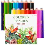 FanVean Colouring Pencils Set for Adults and Kids,Coloured Pencil Crayons for Children 50 Count