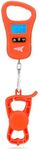 KastKing Fish Scale with Fish Lip Gripper, USB Charging Fishing Scale Built-in Measuring Tape, LCD Display Orange