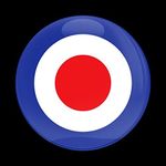 British Royal Air Force Roundel - 3" Magnetic Grill Badge/UV Stable & Weather-Proof/Works with GoBadges Grill Badge Holder