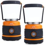 LED Camping Lantern, Battery Powered LED 1800LM, 4 Camping Lights Modes, Perfect Lantern Flashlight for Hurricane, Emergency Light, Storm, Power Outages, Survival Kits, Hiking, Fishing, Home and More