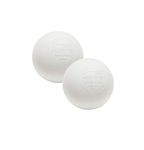 Champion Sports LBW2SET Official Lacrosse Balls Pack of 2, White