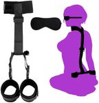 Neck to Wrist Bondage Restraints Set Leg Spreader Bar for Couples Sex Wrist and Ankle Straps Adult Play Queen Size Bed Bondaged Rope Cord & Rope for Bedroom Toys Bondaged Kit Women Sweater