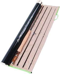 Maxcatch Feather Fly Rod Trout Fly Fishing Rod with IM10 Rod Tube 1/2/3 weight (2-weight 6'6'' 4-Piece)