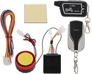 Aramox Motorcycle 2 Way Security System, Motorcycle Two Way Alarm System Vibration Sound Alert LCD Remote Control Anti Theft Robbery Energy Saving