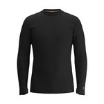 Smartwool Men's Classic Thermal Merino Base Layer Crew, BLACK, Medium