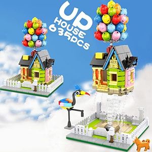 WINNER SPACE Up Balloon House Building Blocks Kids Toys,Creator Construction Building Kits for Kids,STEM Building Blocks Set Girls Toys,Ideas Gifts for Friends,Boys and Girls,Kids,Adults (635 PCS)