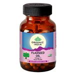 Organic India Flaxseed Oil - 60 Capsules