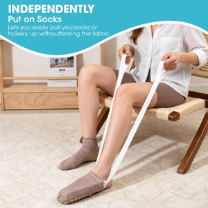 Sock Aid Tool – Easy Pull-On Device, Blue