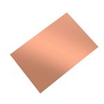 MIVIDE A4 Copper Sheet, 300x200x0.8mm 99% Pure Copper Sheet, Copper Plate, Copper Metal Sheet for Crafts, Jewelry Making, Repairs, Electrical