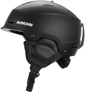Ski Helmet for Adults Snowboard Helmet Men Women Youth Certified Snow Sports Helmet for Skiing Snowboarding (Black, Large: 22.5-24.5 inch (58-62cm))
