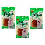 Neko Cataholic Treat for Cats and Kittens with Multi-Packs, 30gm (Soft Chicken Jerky Sliced, Pack of 3) - Sold by Foodie Puppies with Free Key Ring