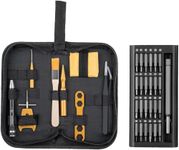 QUA'ANNYU [Upgraded Version Fishing Reel Maintenance Kit | Reel Cleaning Kit | Fishing Reel Care Kit | Fishing Rod Repair Kit | 24 in 1 Screwdriver (Basic Set + 24-in-1 Screwdriver)