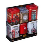 New English Teas London Sights Mini Tea Tin Gift with loose-leaf black tea