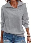 Womens Zipper Sweatshirt Turtleneck