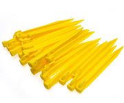 24pcs 9 225mm Durable Tent Pegs Plastic Spike Hook Awning Camping Caravan by Micro Trader