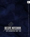 Recipe Notebook with Alphabetical T