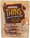 Wallaby Thins Almond Dark Chocolate Snack 130g