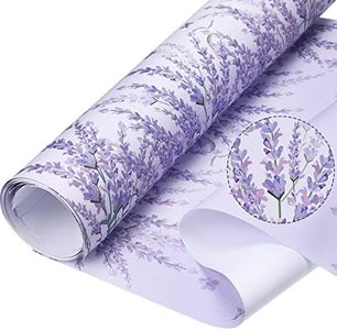 Gersoniel 10 Sheets Drawer Liners for Dresser Lavender Scented Drawer Liners Non Adhesive Scented Paper for Fragrant Home Shelf Closet(Lavender,Lavender)