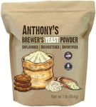 Anthony's Brewer's Yeast, 1 lb, Made in USA, Gluten Free, For Lactation Support, Unflavored, Unsweetened