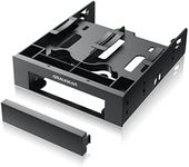 GRAUGEAR Mounting Frame for 2 x 2.5 inch HDD/SSD and 1 x 3.5 inch HDD Drives on 5.25 inch Bay, 5.25 inch Front Panel, G-CV-235T525