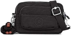 Kipling Women's Merryl Waist Bag One Size, Black Tonal, One Size, Merryl 2-in-1 Convertible Waistpack