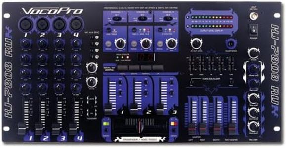 VocoPro KJ-7808RV DJ Mixer with DSP Effects