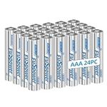 AAA Batteries Triple A Battery 1.5V LR03 MN2400 AM4 Alkaline Batteries for Keyboard Flashlights Clocks Candles 24Pack 10-Year Shelf Life