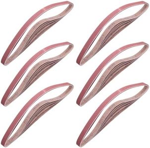 1 x 42 Belt Sander Sanding Belts, 1 inch x 42 inch Sanding Belt 120 Grit, Aluminum Oxide Sanding Belt for Belt Sander, 24 Pack(1x42in, 120 Grit)