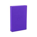 Yoga-Mad EVA Yoga Block | Non Slip Foam Block for Yoga, Pilates, Stretching & Home Workouts Providing Support & Stability | 30cm x 20cm x 5cm