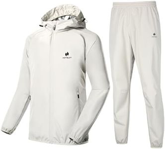 HOTSUIT Traje de sauna para hombre, pérdida de peso, traje de sudor, boxeo, ejercicio, sauna, pantalones