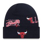 New Era Winter Cuff Beanie - MULTI PATCHES Chicago Bulls