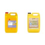 Sika Patio Seal Paving | Water Base Sealer and Appearance Enhancer for New and Recently Cleaned & Everbuild 405 Path & Patio Seal | Long Lasting, Solvent Free & Acrylic Coating for Paths, Patios