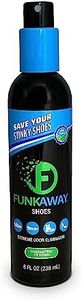 FunkAway Odor Eliminating Spray for Shoes, Skates, Work Boots & More, 8 oz., Extreme Odor Eliminator, Perfect for Stinky Stuff You Can't Put in the Wash