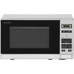 Sharp R220SLM Standard Microwave Oven - Silver