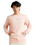 Amazon Brand - Symbol Men's Regular Cotton Blend Crew Neck Sweatshirt (SY-A22-SW-16_Organic Pink_L)