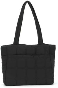 SUKUTU Sac Fourre-Tout pour Femmes Sac Fourre-Tout en Nylon Sac à Bandoulière Matelassé Sac à Bandoulière Rembourré