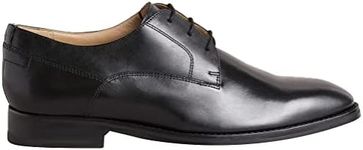 Ted Baker Men's Kampten Core Formal Leather Derby Shoe, Black, Size 6