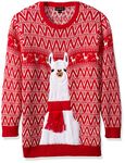 Blizzard Bay Men's Big and Tall Festive Llama, red, LT