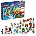 LEGO City 2023 Advent Calendar 60381 Christmas Holiday Countdown playset, Gift Idea to Countdown to Adventure with Daily Collectible Surprises