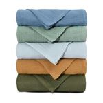 Muslin Cloths for Baby Muslin Squares Swaddle Blankets, Neutral Receiving Blanket Swaddling for Newborn Boys and Girls, 5 Pack Breathable and Skin-Friendly Swaddle Wrap for Infant Baby LMF5001