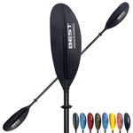 Best Marine Kayak Paddle. 234cm (92in) Premium Carbon Fiber Paddle with Reinforced Fiberglass Blades. 33.5oz Lightweight Oar for Kayaks. Two-Piece Adjustable Kayaking Paddles Accessories